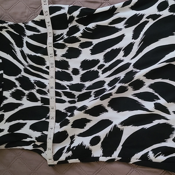 AB Studio Black and White Sheath Dress - Picture 5 of 5